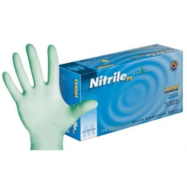 Nitrile with Aloe Exam Gloves (case)