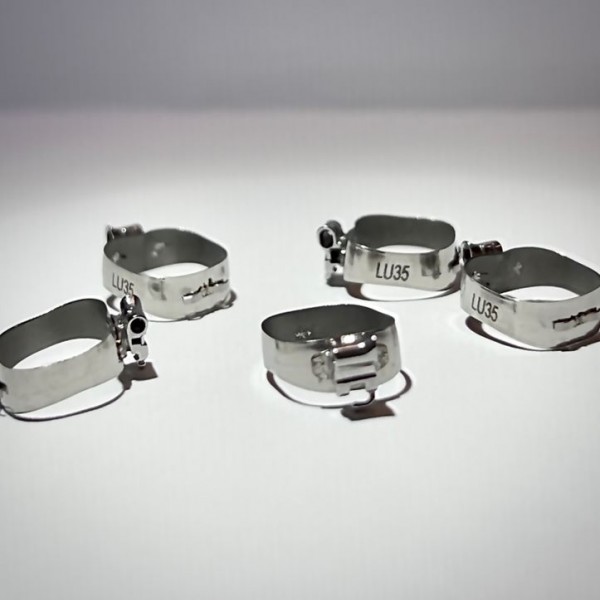 1st Maxillary SUPRA™ Molar Bands MBT 0.022 Convertible Tube + Headgear w/ Lingual Cleat (5/pk)