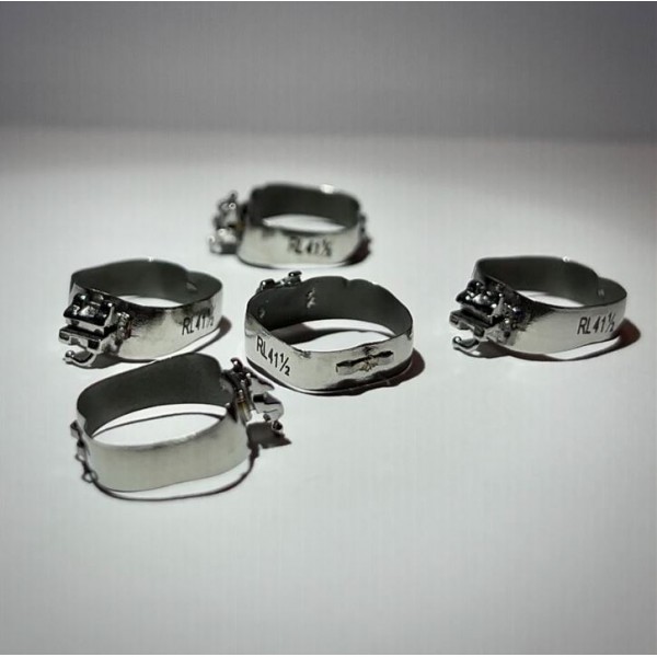 1st Mandibular SUPRA™ Molar Bands MBT 0.022 Single Convertible Tube w/ Lingual Cleat (5/pk)