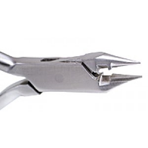 #030-GC-Light Wire Plier w/Cutter (1 Groove at tip)