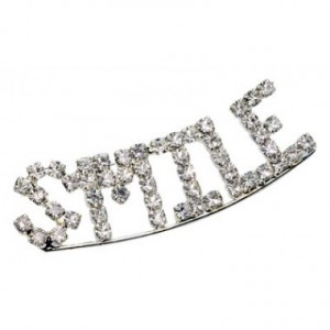 Smile Rhinestone Pin (1 ea)
