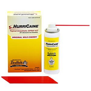 Hurricaine Topical Spray Kit W/200 Tubes
