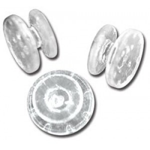 10 Pieces Orthodontic - Clear Multi Buttons