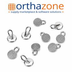 Caplin Hook Button with Eyelet – 10-Pack - ORTHAZONE.COM