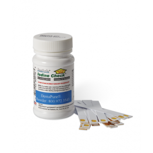 Crosstex Dentapure® Microbiological Water Purification System, Iodine Test Strips, 50/btl