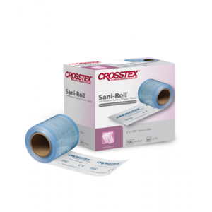 Crosstex Sani-Roll® Sterilization Tubing, 2", Paper/ Plastic, 100 ft Roll, 16/cs