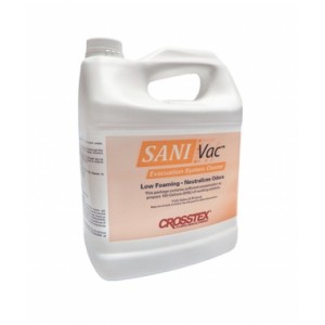 Crosstex Sanivac™ Evacuation System Cleaner , Enzymatic Cleaner, 1 Gal, 4 Gal/cs