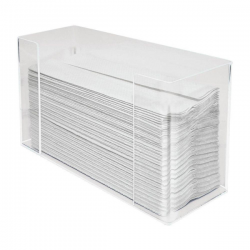 Table-Top Acrylic C-Fold Towel Dispenser - DC Dental