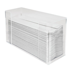 Table-Top Acrylic C-Fold Towel Dispenser