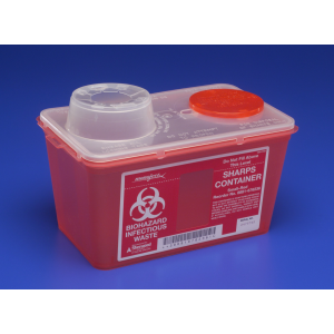 Monoject Sharps Container Red 4 Quart EA