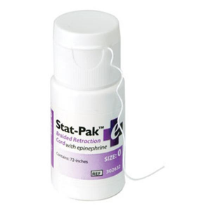 Stat-Pak Retraction Cord w/epi #0 1/Bt