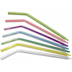 Safe Tip EZ Type Air/Water Tips Metal Core Rainbow 150/Pk - DC Dental