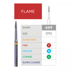 Sabur Flame Diamond 889-010C 10/Pk