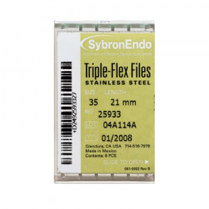 Triple Flex Files #10 21mm 6/Pk