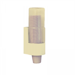 Cup Dispenser Wall Mount Beige - DC Dental