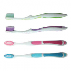 Premium Toothbrush Soft Compact 72/Cs w/Imprint - DC Dental