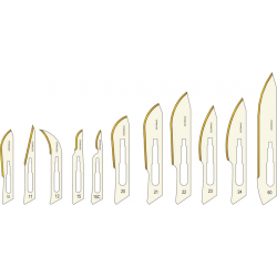 Blades Stainless Steel Sterile 100/Pk #15C - DC Dental