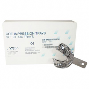 Coe Metal Denture Tray Perf Dep Set