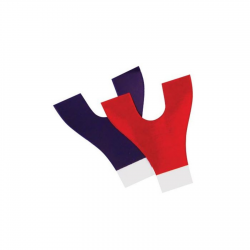 Articulating Paper Blue/Red Horseshoe 72/Pk - DC Dental