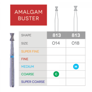 Sabur Amalgam Buster Diamond 813-014C 10/Pk