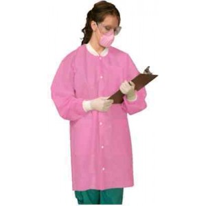Lab Coat Pink Small 10/Bag