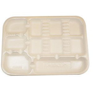 Protray Disposable Set Up Tray Divid/White 200/Ca
