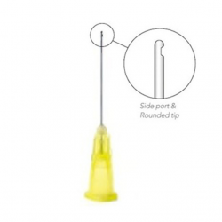 OptiProbe Needle Tips 27ga Side-Port Yellow 100/Pk - DC Dental