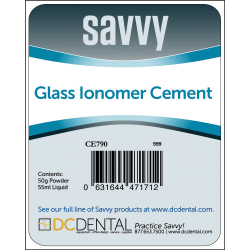 Glass Ionomer Luting Cement 50g Powder/55mL Liquid - DC Dental