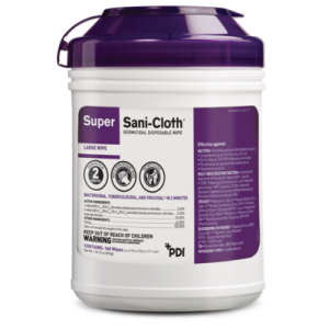 Super Sani-Cloth Large 160/Pk Case Pack 12/Cs