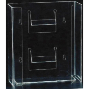 Glove Dispenser Acrylic Triple Horizontal