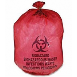 Sure-Seal Red Biohazard Bags 24x24 150/Rl - DC Dental