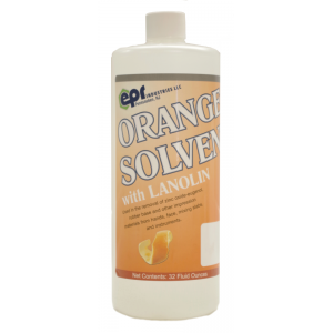 Orange Solvent Quart Bottle