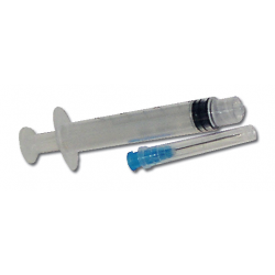Endo Irrigation Syringes w/Needle Closed End 3cc 23Ga 100/Pk - DC Dental