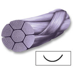 Suture Silk Black Braided C6 5/0 18" 12/Bx - DC Dental