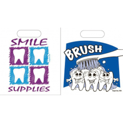 Small "Brush" Patient Bags 7.5 x 9" 250/Pk Small "Brush" Patient Bags 7.5 x 9" 250/Pk - DC Dental
