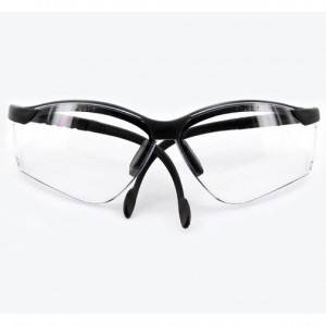 Breeze Eyewear Black Frame Clear Lens EA