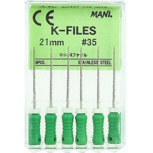 Mani K-Flex Files 21mm #35 6/Bx