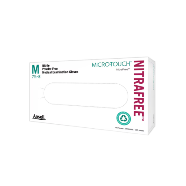 Micro-Touch NitraFree Nitrile Gloves 100/Box