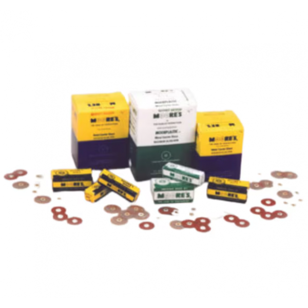 Plastic Discs Brass Center Garnet - 200pk