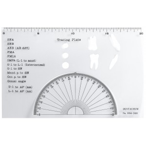 Tracing-Protractor Template, Standard - 1 piece