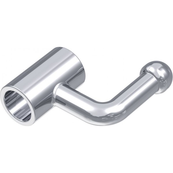 Sliding Tube With Hook, Round - 10 Pieces