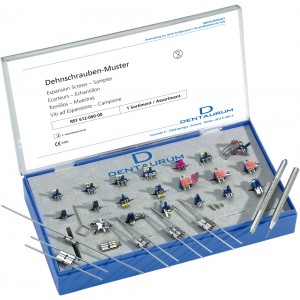 Expansion Screw Sample Kit, Filled - 1 set