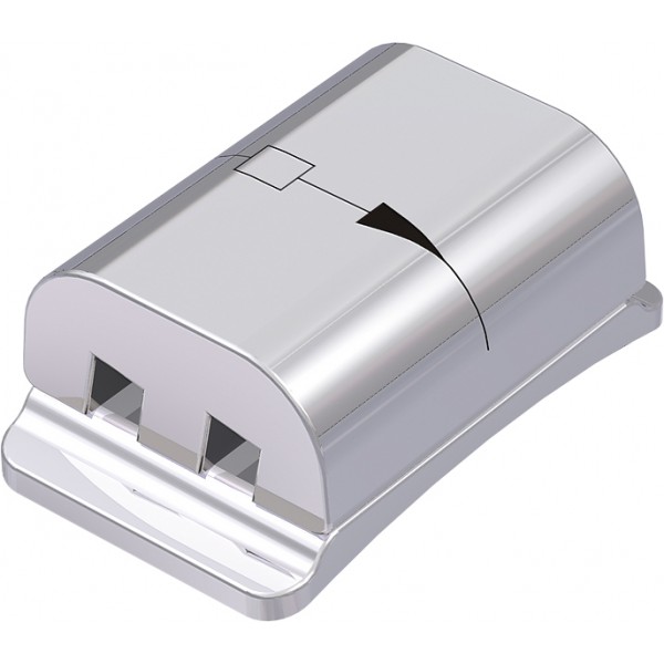 Rematitan® - Titanium Tubes, Double Rectangular, Non-Convertible