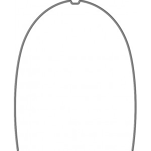 Rematitan® “Lite” Ideal Arches, Round, Narrow Form, With Dimple