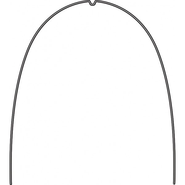 Rematitan® “Lite” Ideal Arches, Round, Narrow Form, With Dimple