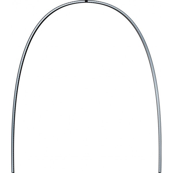 50 Pieces - Dentaflex® Ideal Arches, Rectangular, 8-Strand Braided Mandibular, 0.41 X 0.41 Mm / 16 X 16