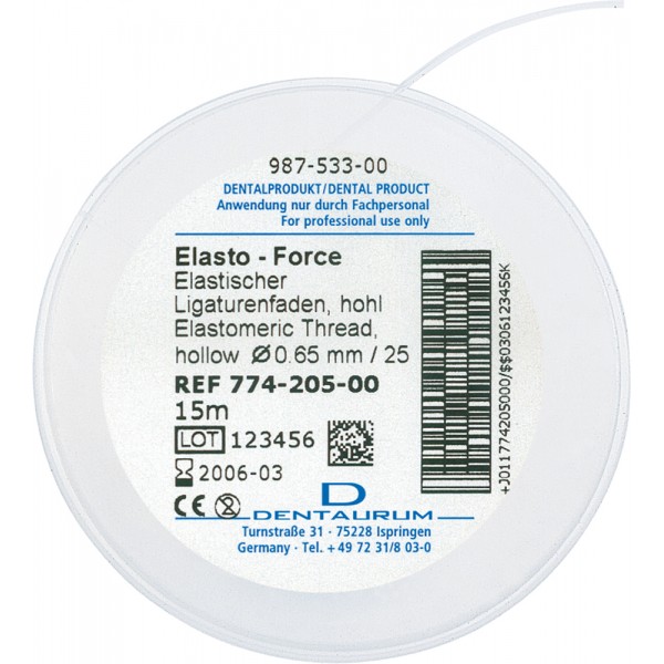 ElastoForce Elastic Ligature Thread, Ø 0.65 Mm 1 piece (24504)