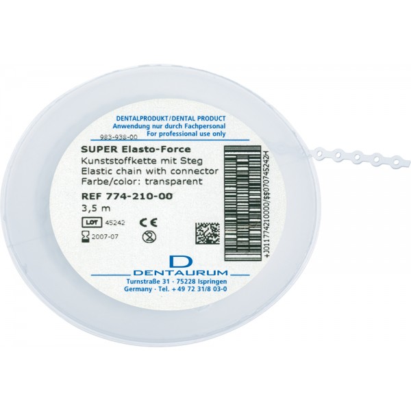 Super Elasto-Force Plastic Chain With/Without Short Connector - 1 roll