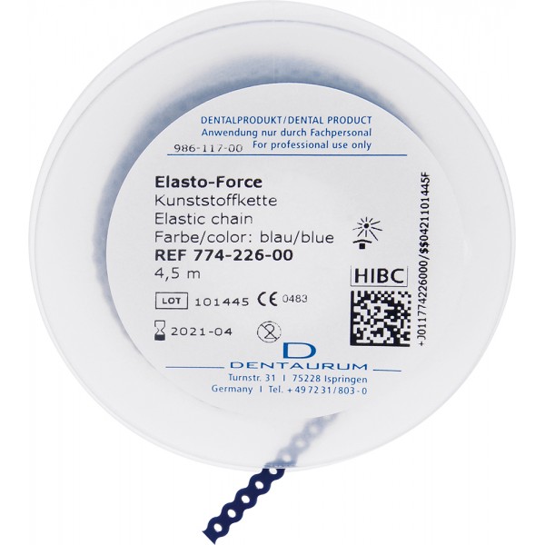 Elasto-Force Plastic Chain With/Without Short Connector - 1 roll