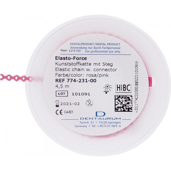 Elasto-Force Plastic Chain With/Without Short Connector - 1 roll